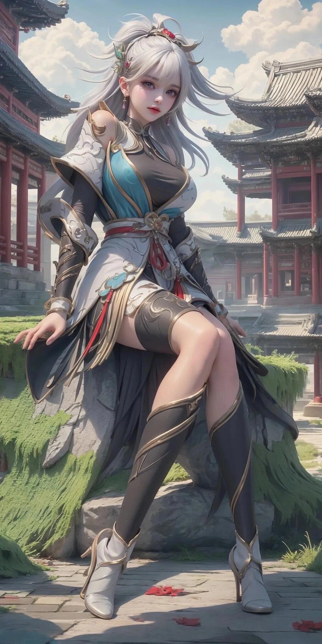 王者荣耀云缨去掉所有服装图片探索王者荣耀角色云缨的魅力——不涉及服装的视角
