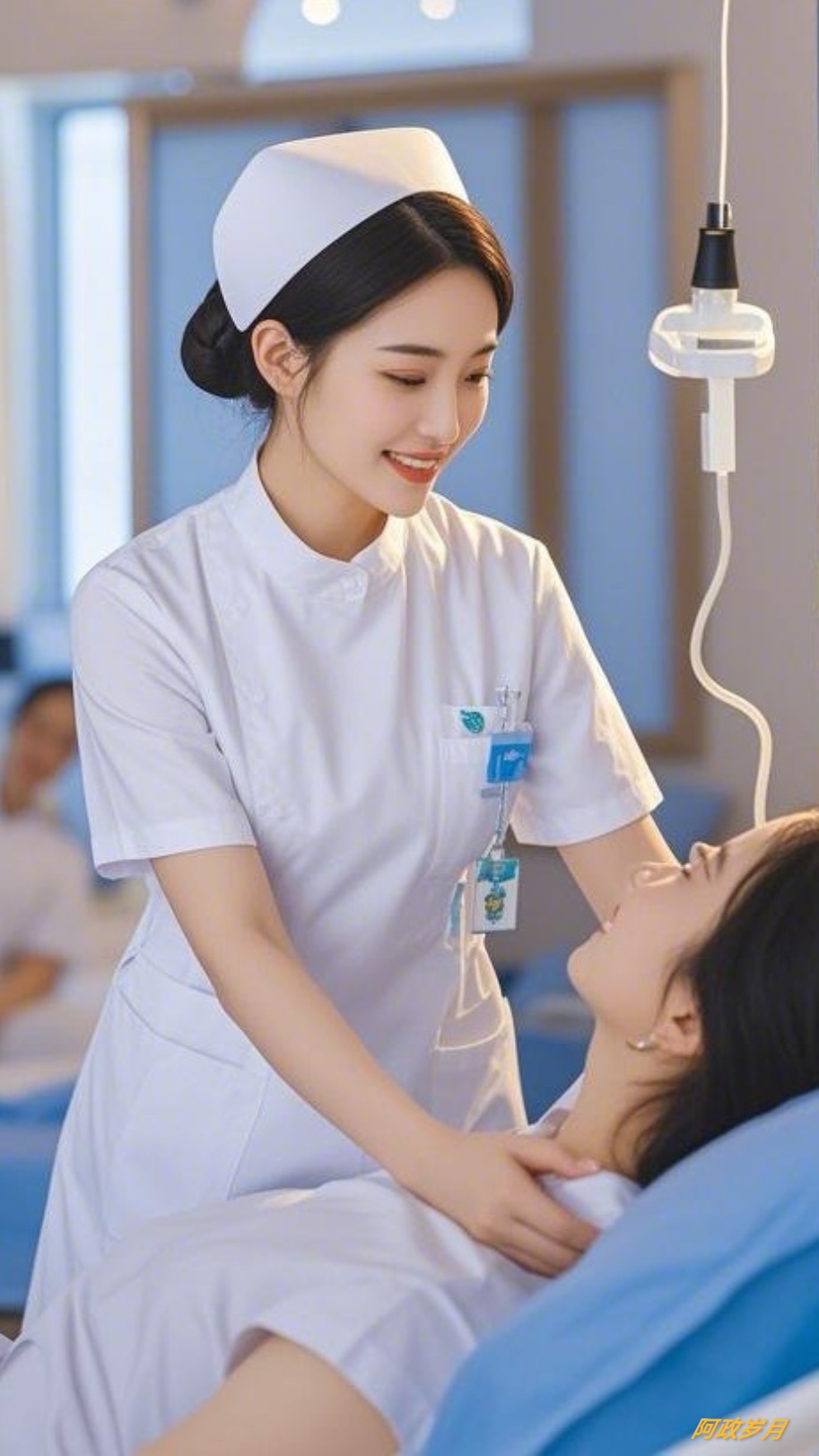 寂寞女护士，无声守护的温暖力量