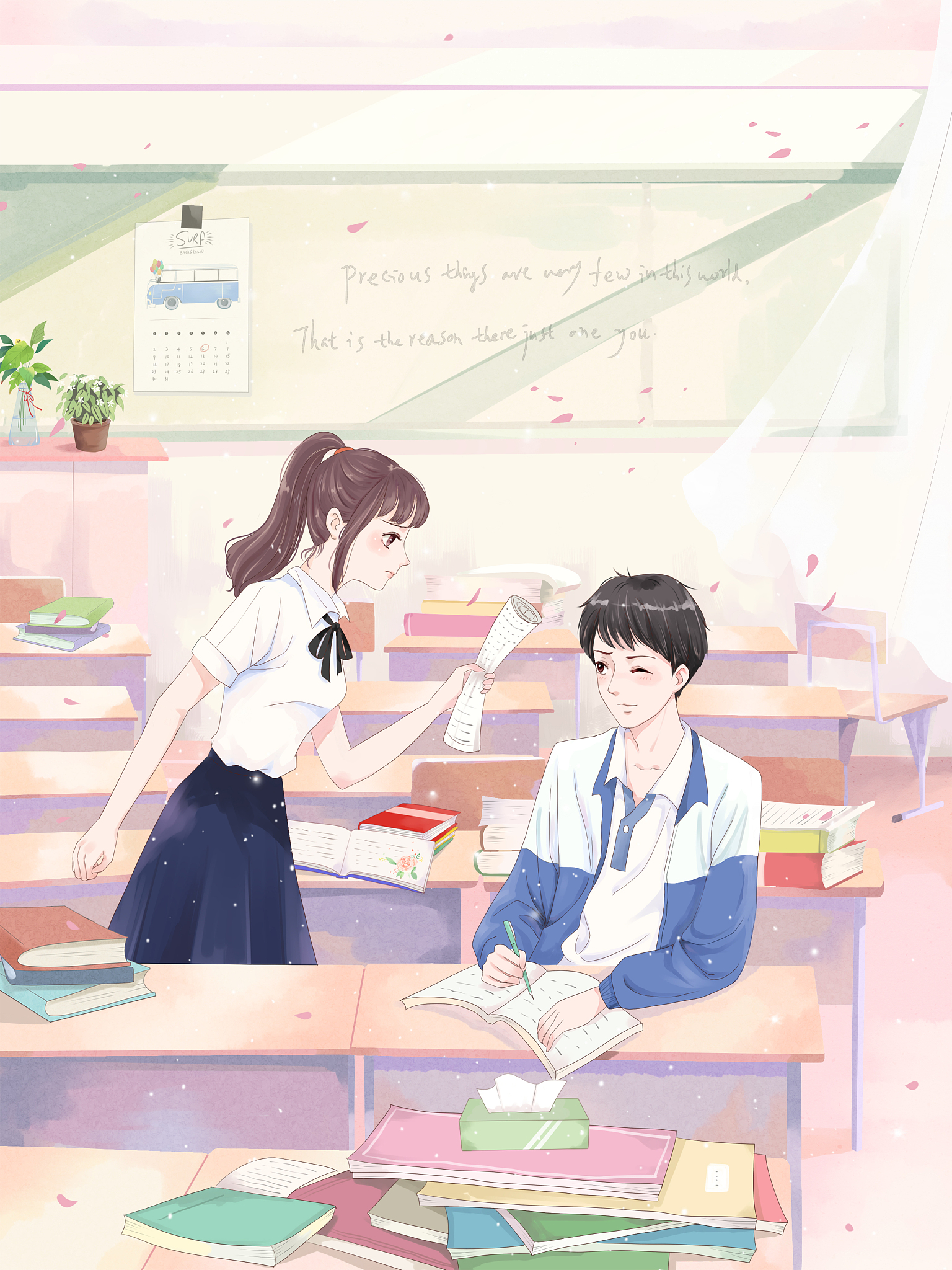 男生女生打扑克的场景男生女生扑克牌的青春时光-第2张图片