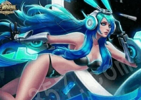 王者公孙离，害羞流口水的瞬间
