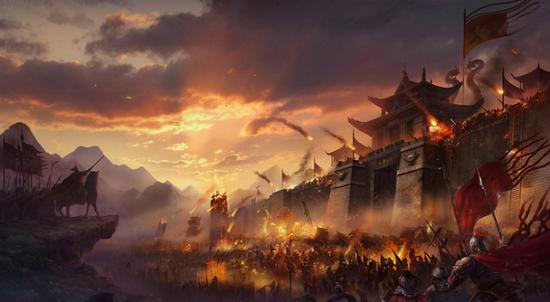 三国争霸全图三国争霸全图，历史风云的画卷