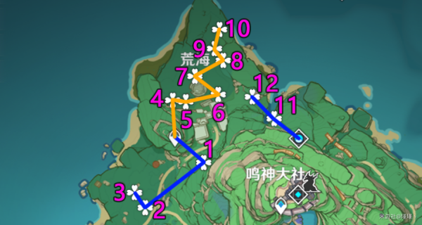 原神绯樱绣球采集路线位置原神绯樱绣球，绚烂之花，游戏中的独特魅力-第3张图片