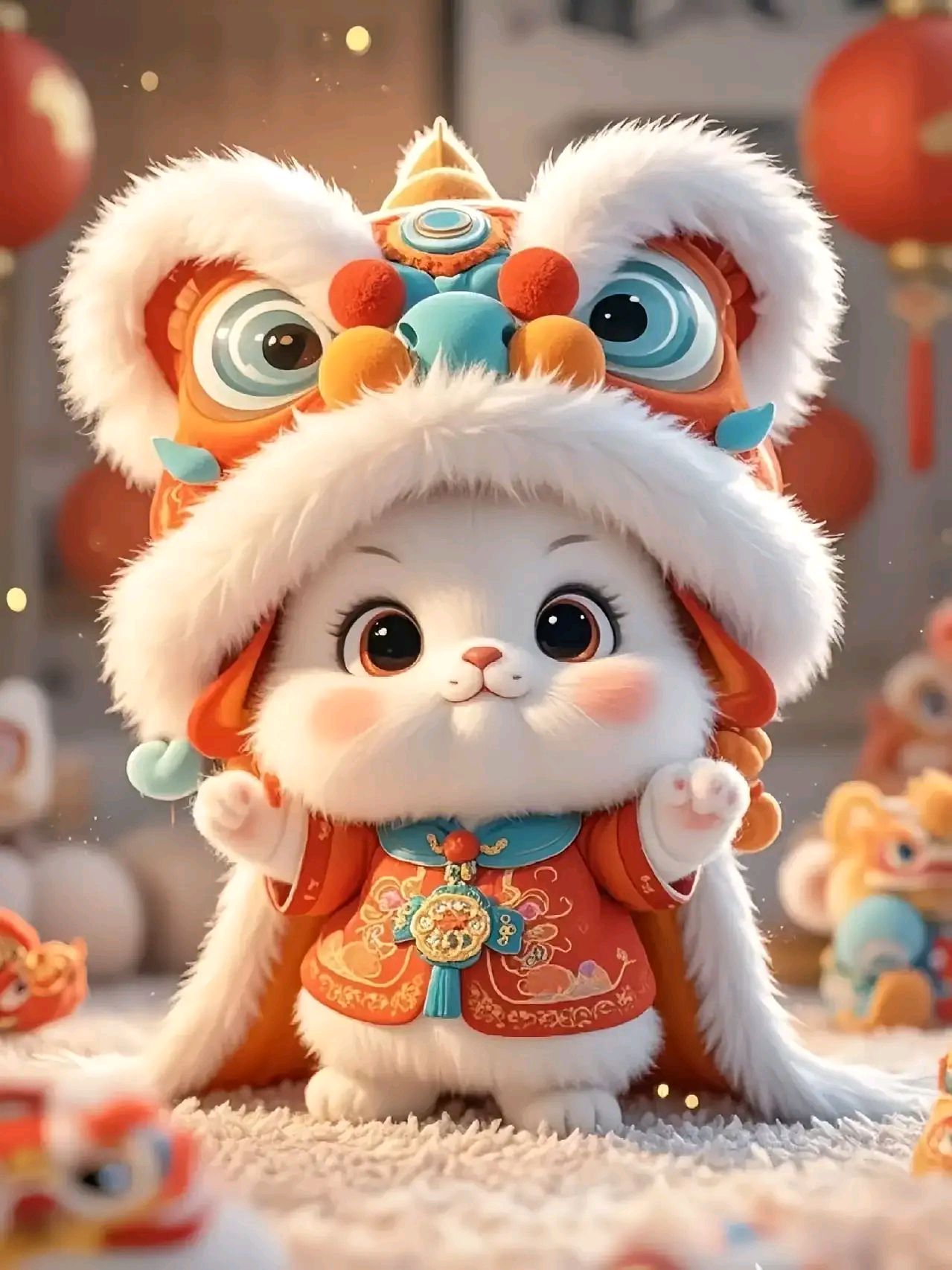 娇憨可爱的南狮小说南狮之韵，娇憨可爱的舞动精灵-第3张图片
