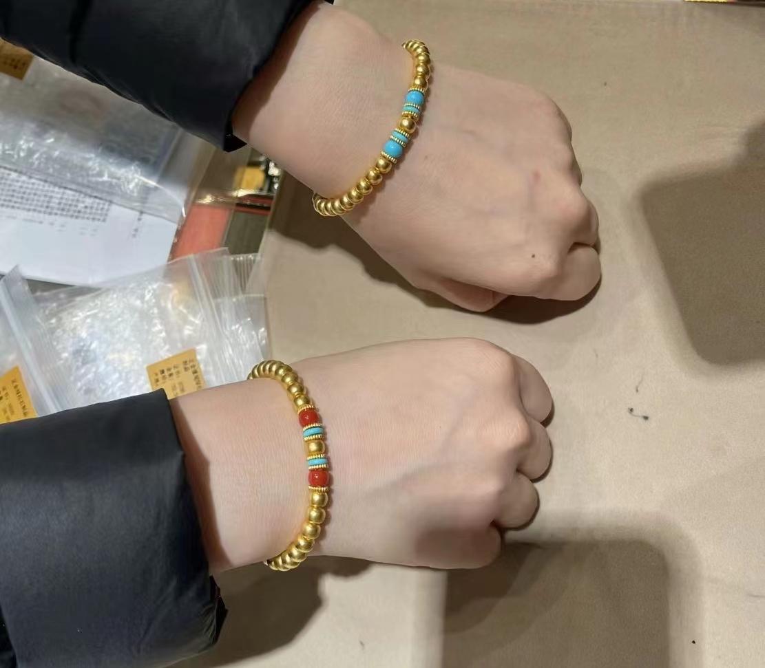 串一个珠子打一个结串珠拉出之趣，探索细节的魅力视频-第2张图片