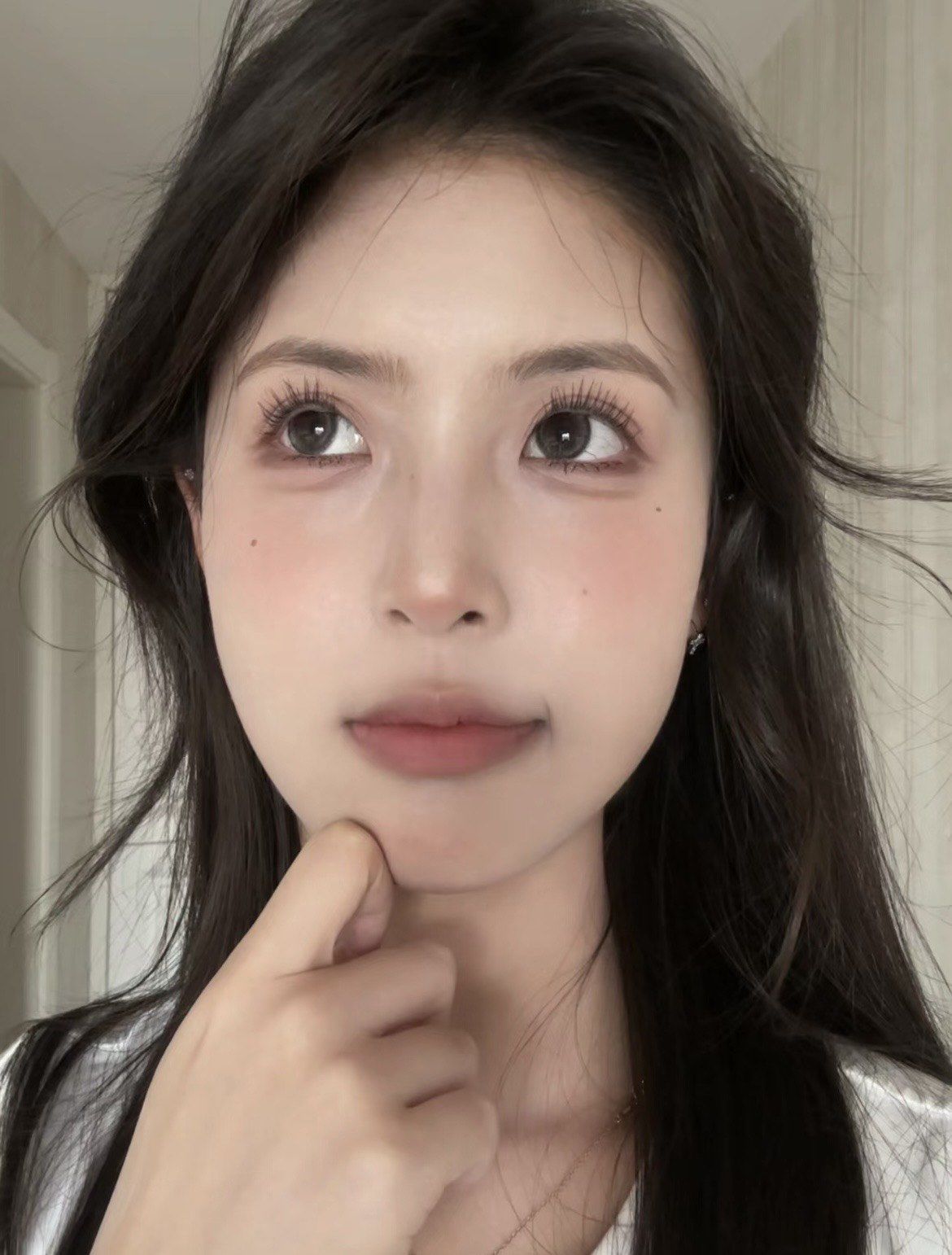 日系裸妆画法美女日系裸妆照，清新自然，展现独特魅力