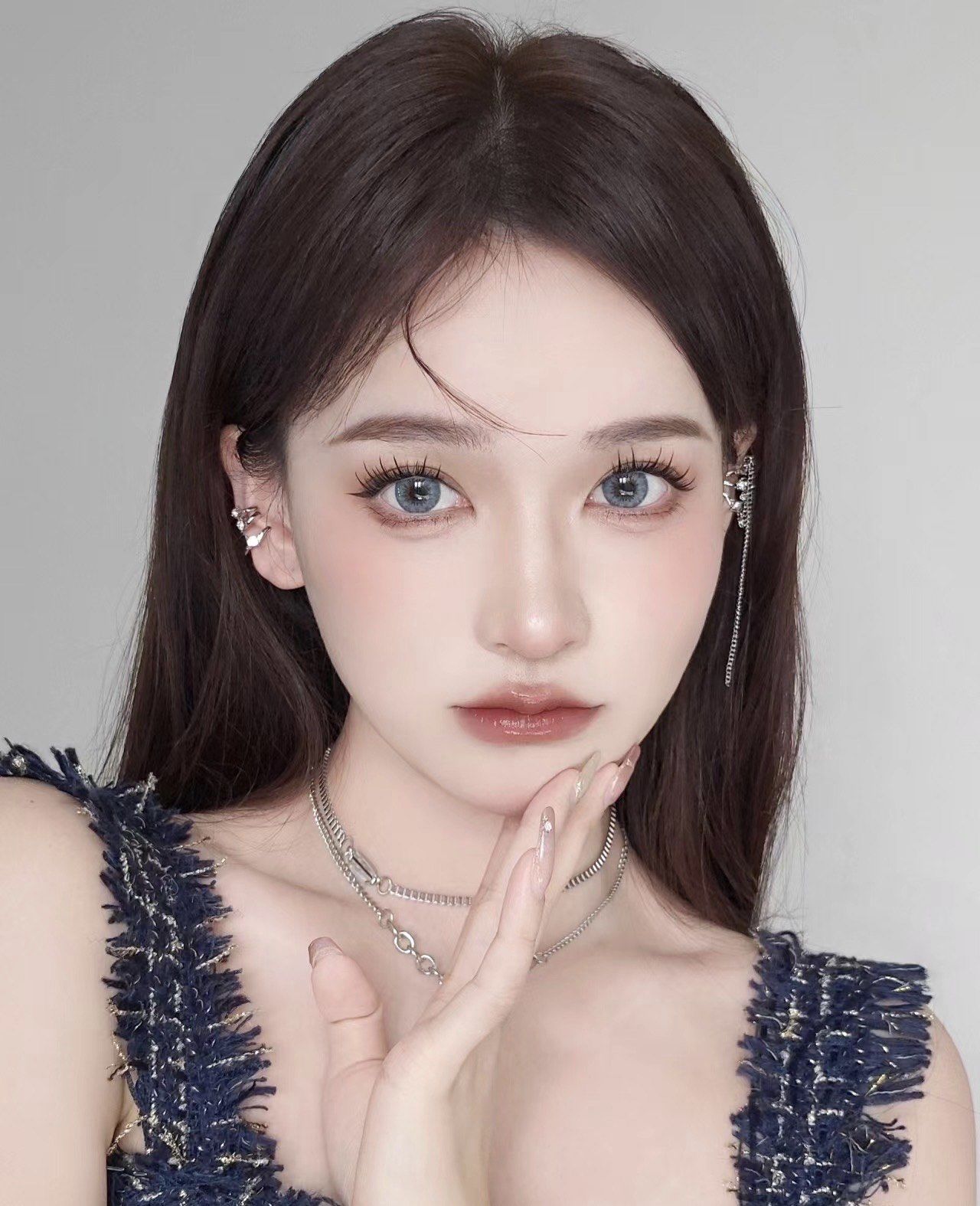 美女日系裸妆照，清新自然的妆容艺术-第2张图片
