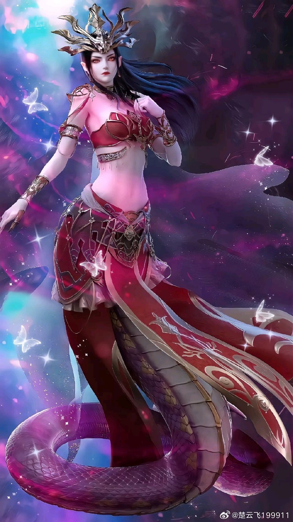 女帝蛇姬，神秘而迷人的生物-第2张图片