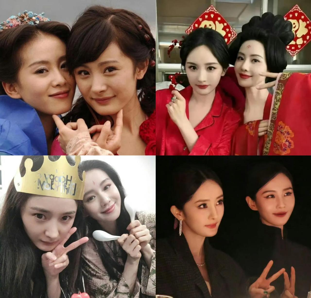 杨幂范冰冰同框杨幂与范冰冰，璀璨星光下的双花共舞