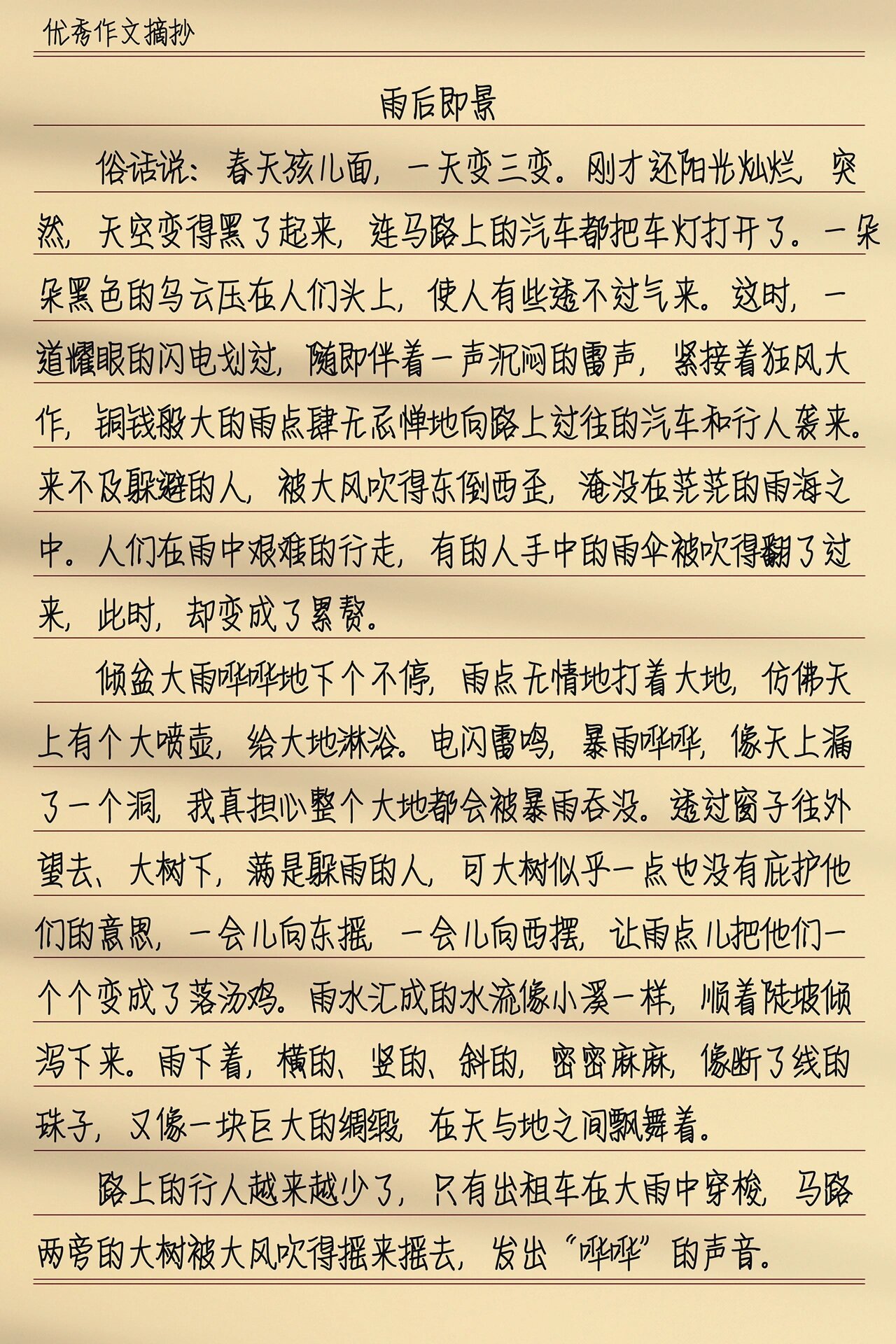 雨后小故事到底是个啥雨后小故事吧-第1张图片