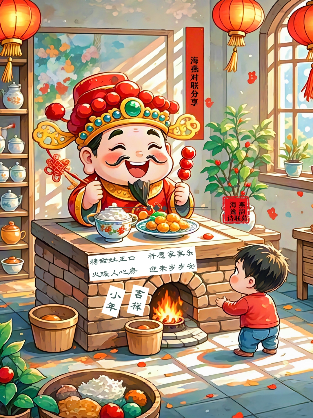 江南百景图糖瓜祭灶江南百景图中的糖瓜祭灶文化-第1张图片