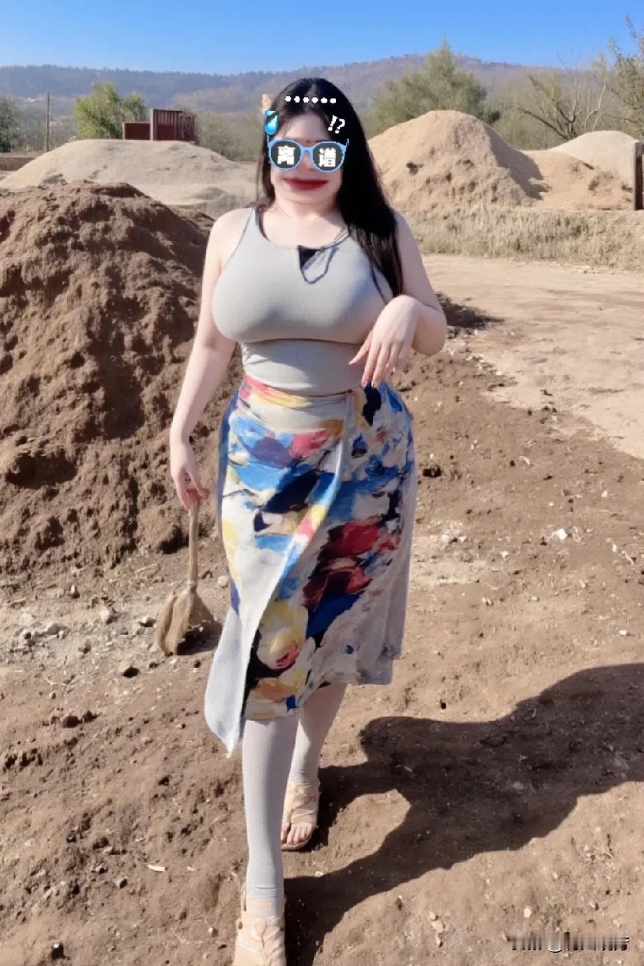 妇女在深耕后的身体表现