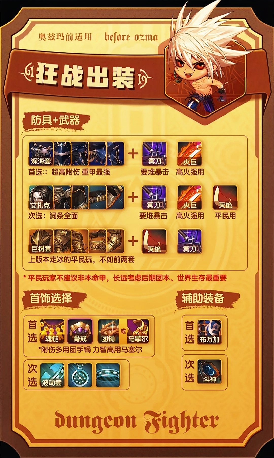 最新狂战士加点攻略