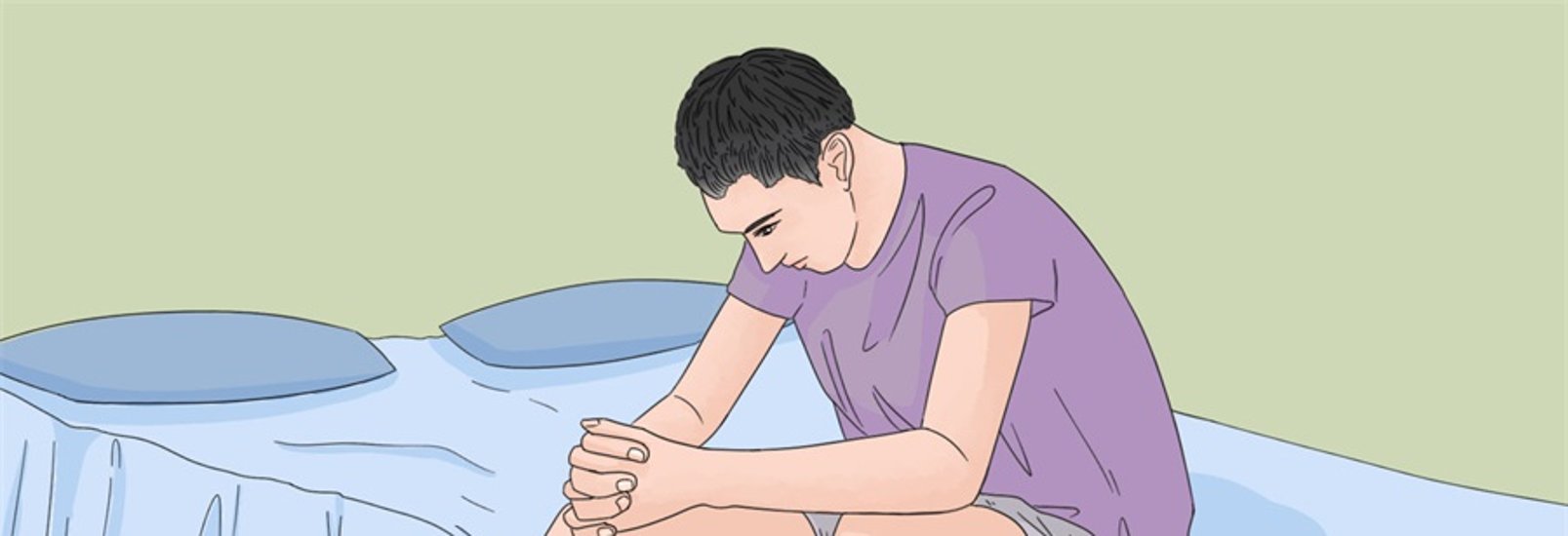 男生安慰自己的插画图片高清男生如何通过插画图片自我安慰-第2张图片