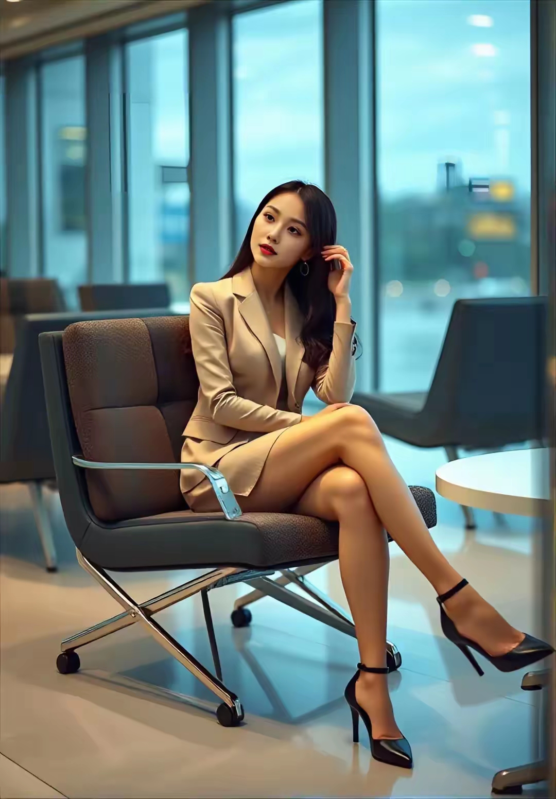 自己坐下来办公室办公室的静谧时光-第1张图片