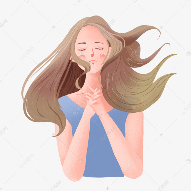 少女祈祷中的心灵之旅-第2张图片