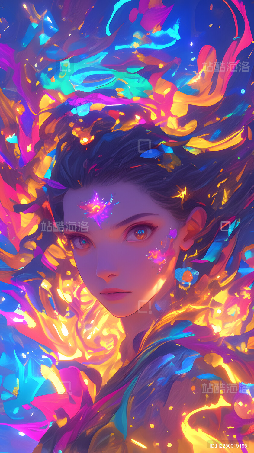粉彩女孩粉彩女孩的梦幻世界-第2张图片