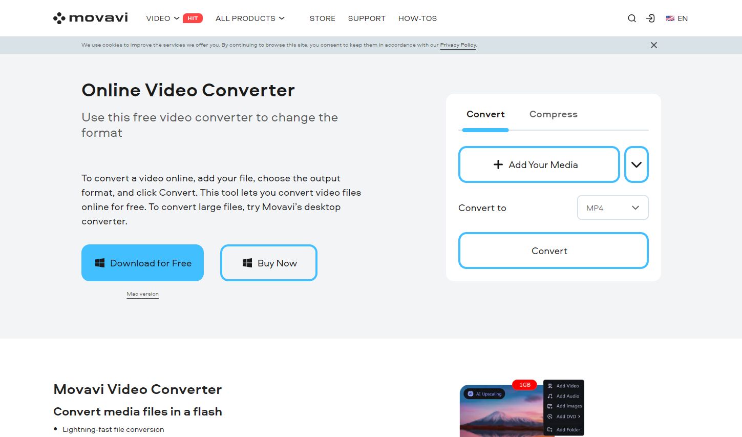 Movavi Video Converter for Mac，高效、便捷的多媒体转换工具-第2张图片