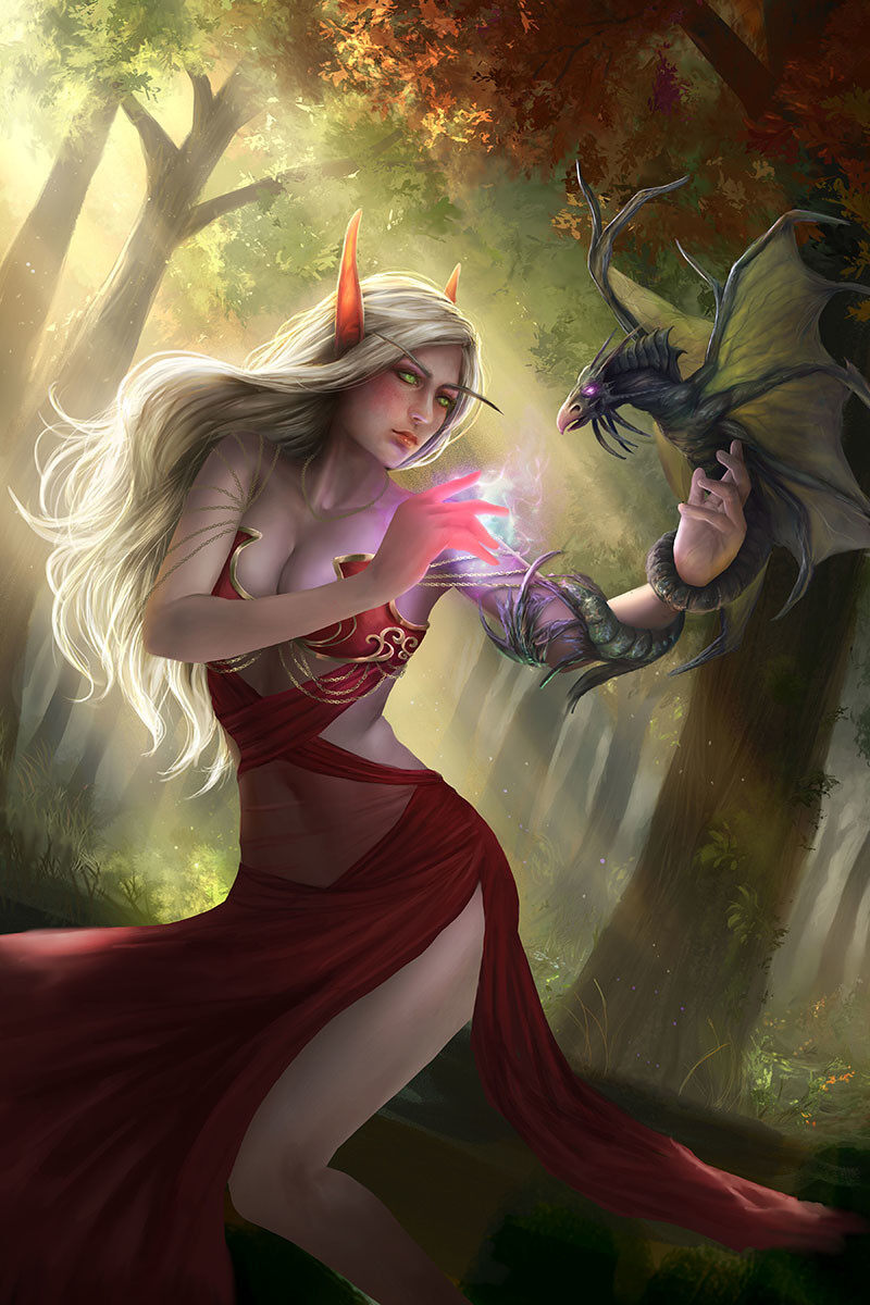 血精灵法师学什么专业血精灵法师，神秘而强大的魔法掌控者-第2张图片
