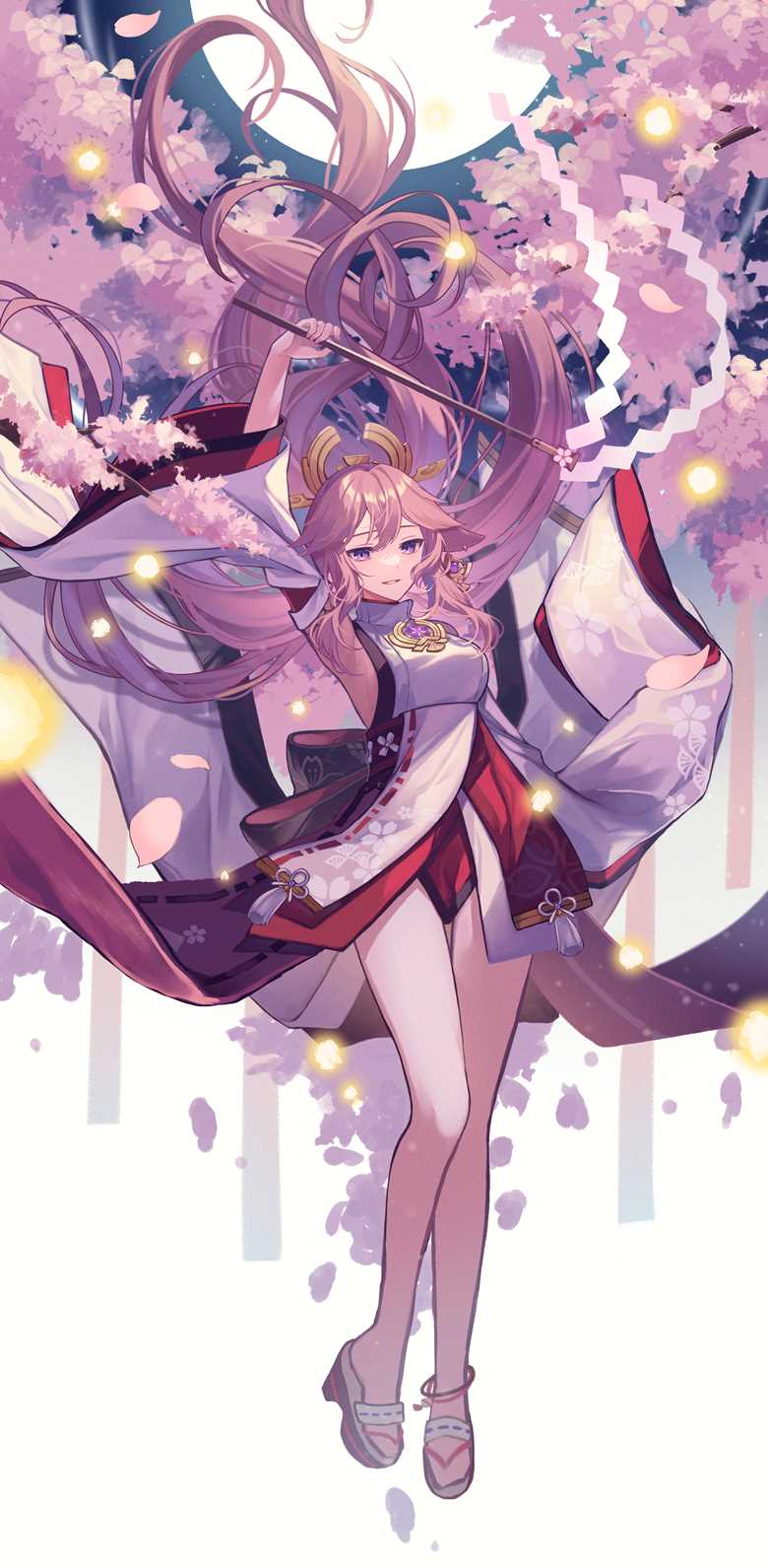 八重神子失态之刻——尊严的丧失与深邃的壁纸艺术