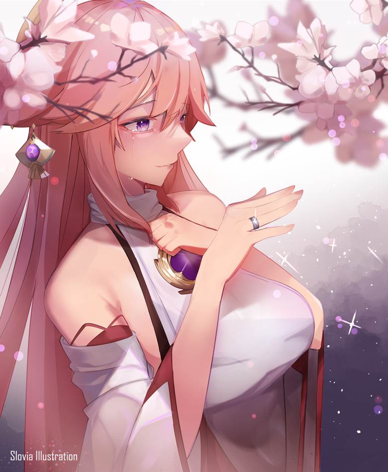 原神抱枕，八重神子等身可插款