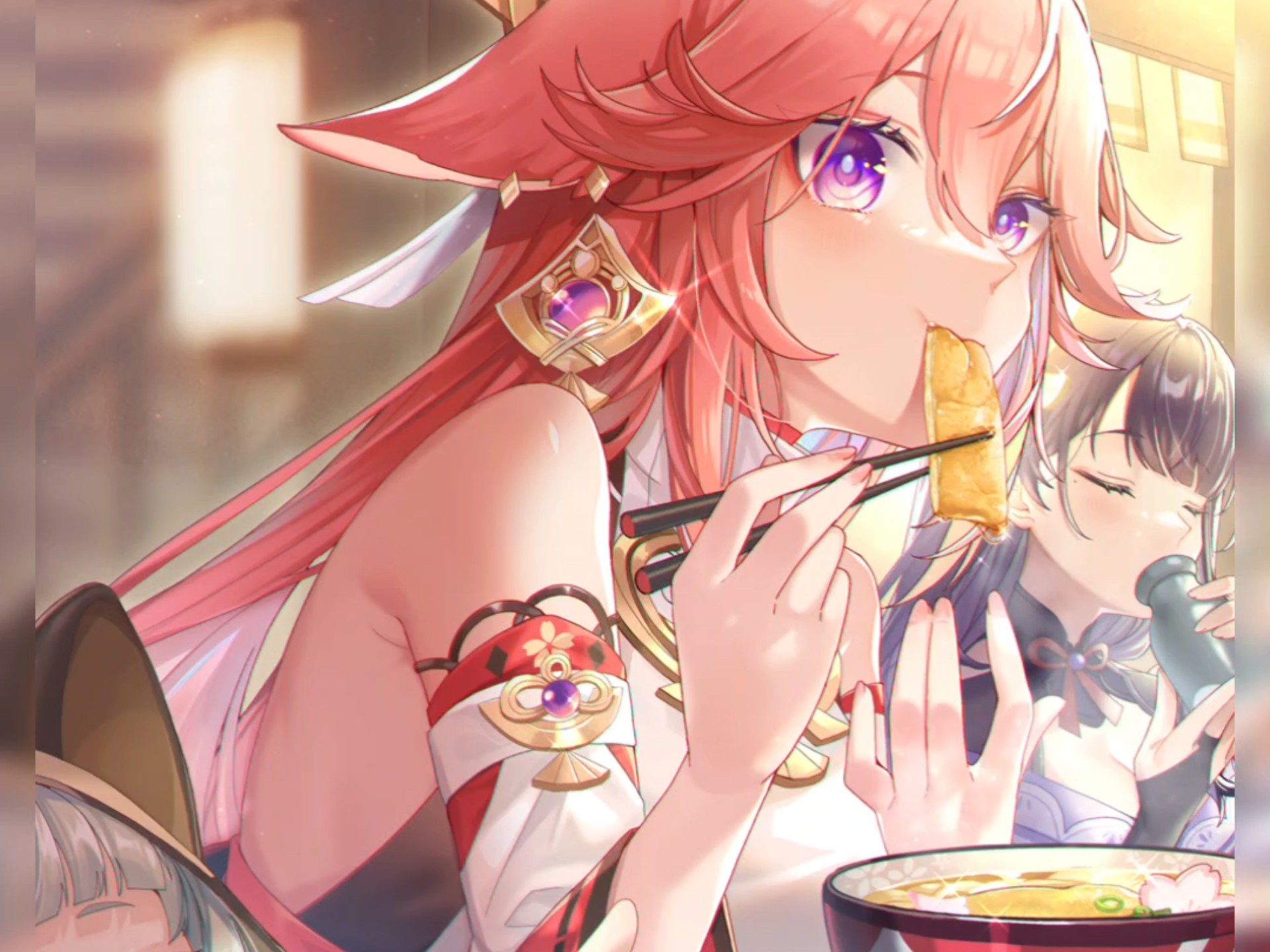 八重神子奖励视频潮流八重神子奖励视频，神秘力量的见证