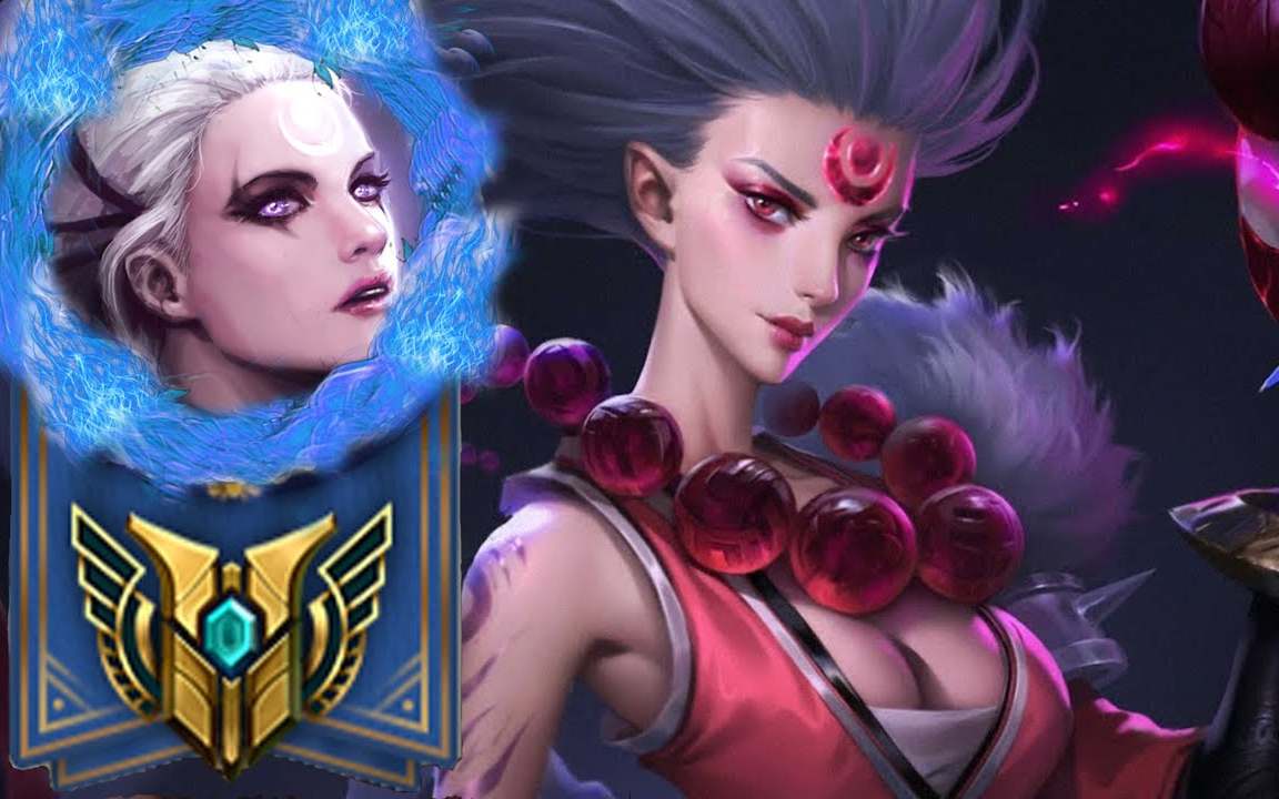 LOL皎月女神，月光下的优雅刺客