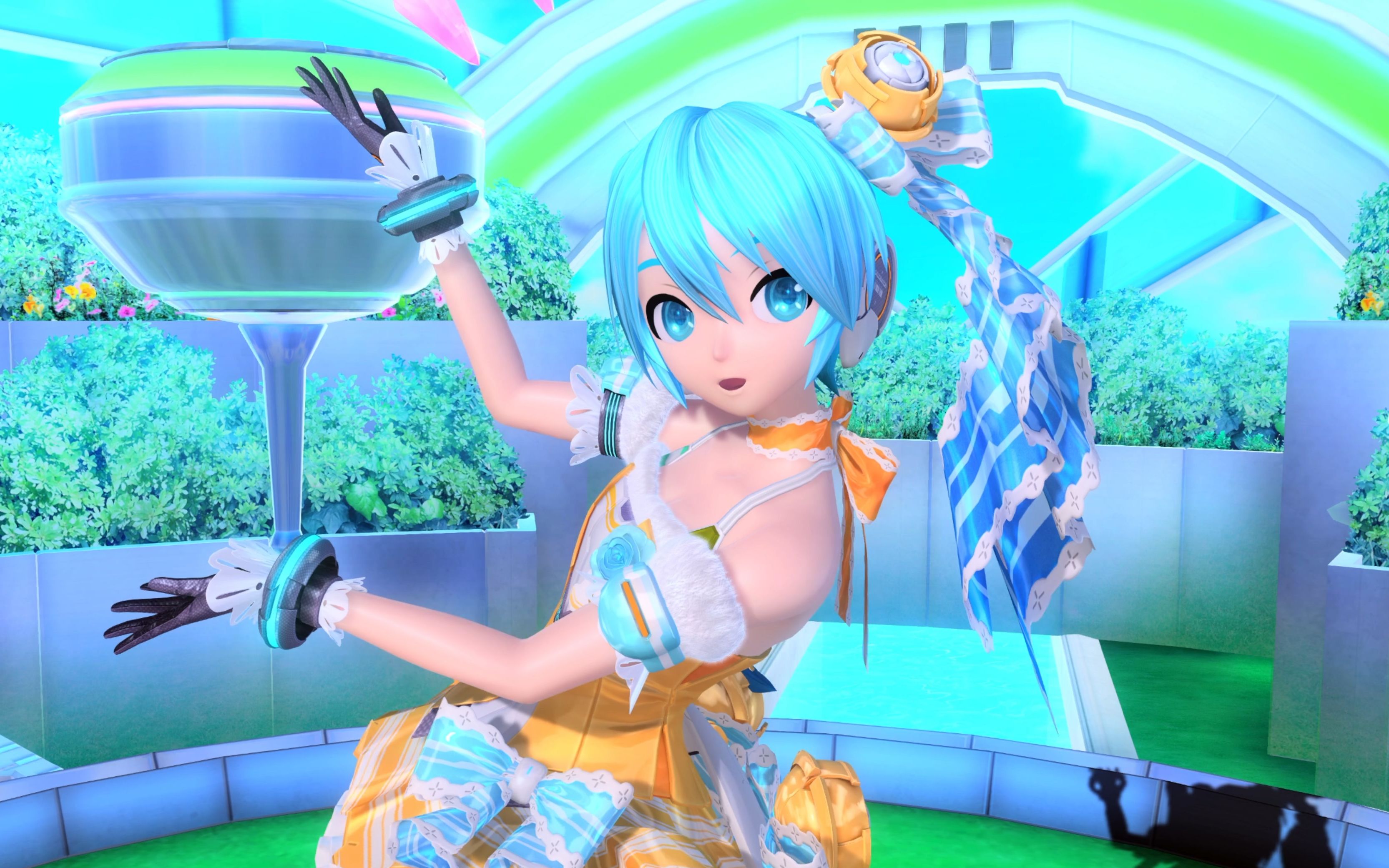 初音未来歌姬计划f2初音未来歌姬计划f，虚拟偶像的魅力与音乐之旅-第1张图片