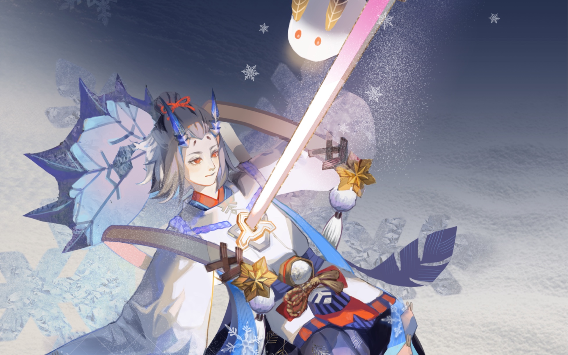 阴阳师雪童子，神秘的冬日守护者-第1张图片