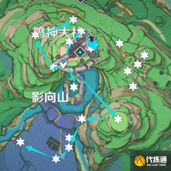 原神绯樱绣球采集路线位置原神绯樱绣球，绚烂之花，游戏中的独特魅力-第2张图片