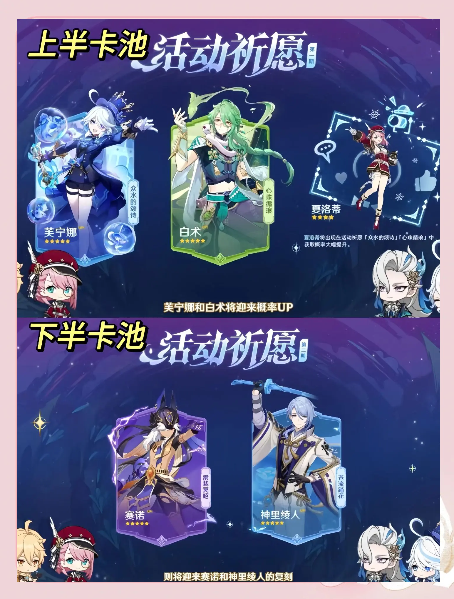 原神3.4版本有哪些角色原神3.4，新篇章的启航