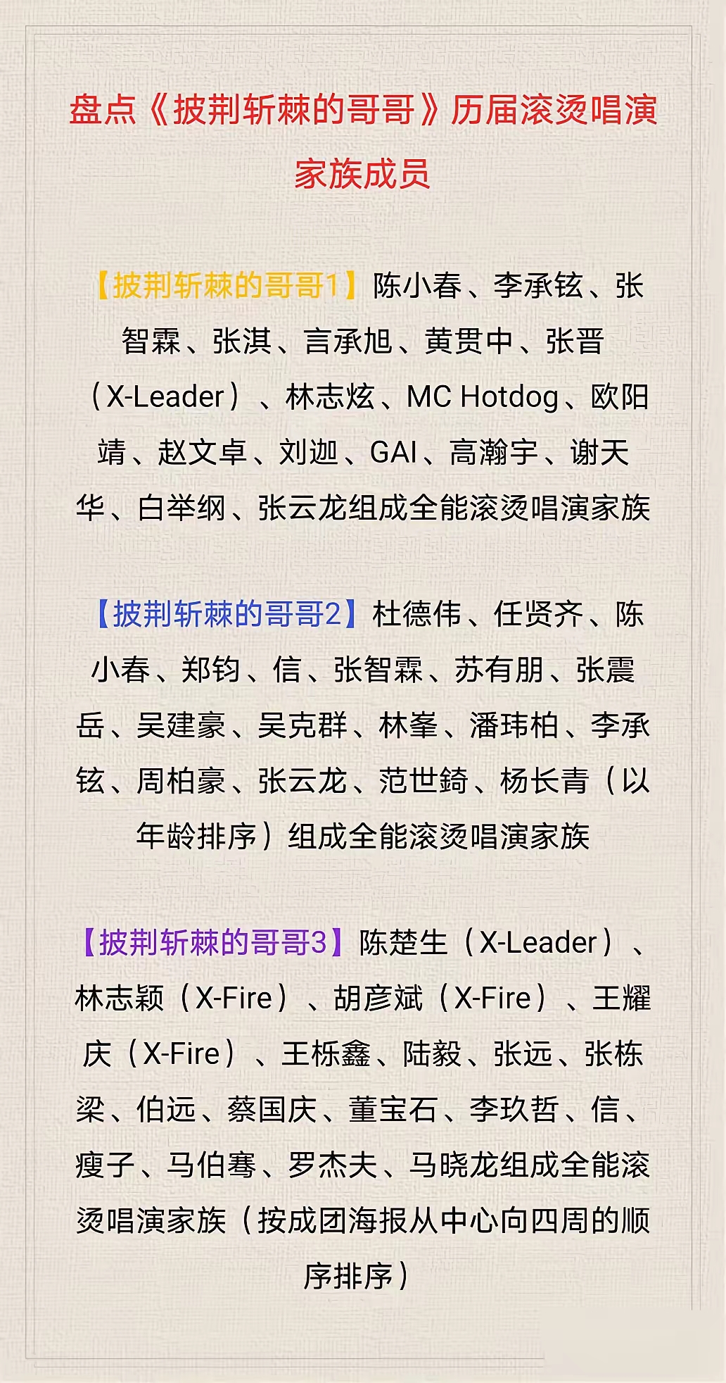 披荆斩棘的哥哥成团夜，精彩时刻的播出时间揭晓-第1张图片