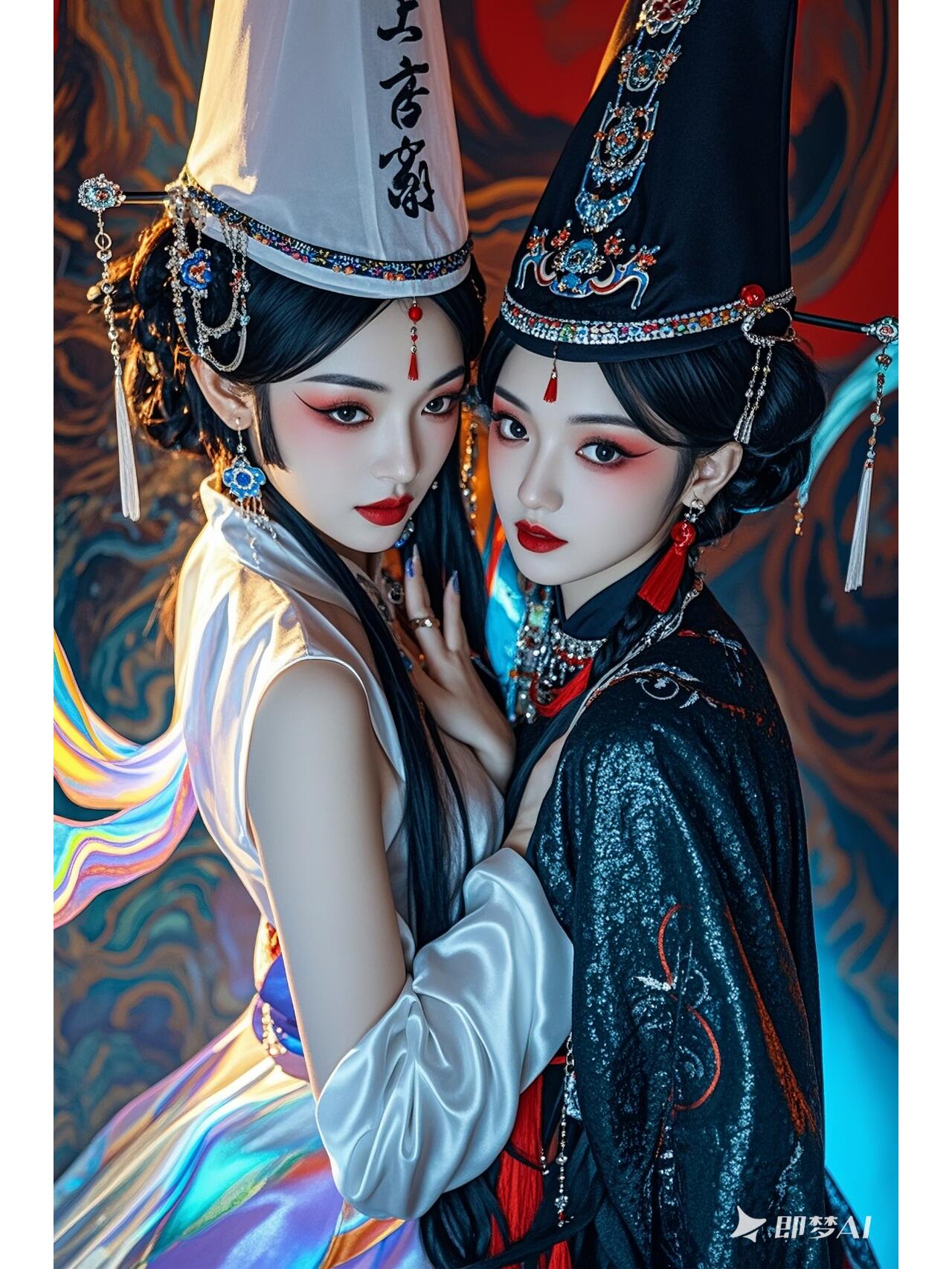 第五人格黑白无常第五人格中的黑白无常，神秘而深邃的双重角色-第1张图片
