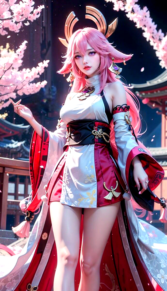 八重神子的奖励免费观看原神八重神子黄爽，魅力四溢，令人流口水的神秘存在-第1张图片