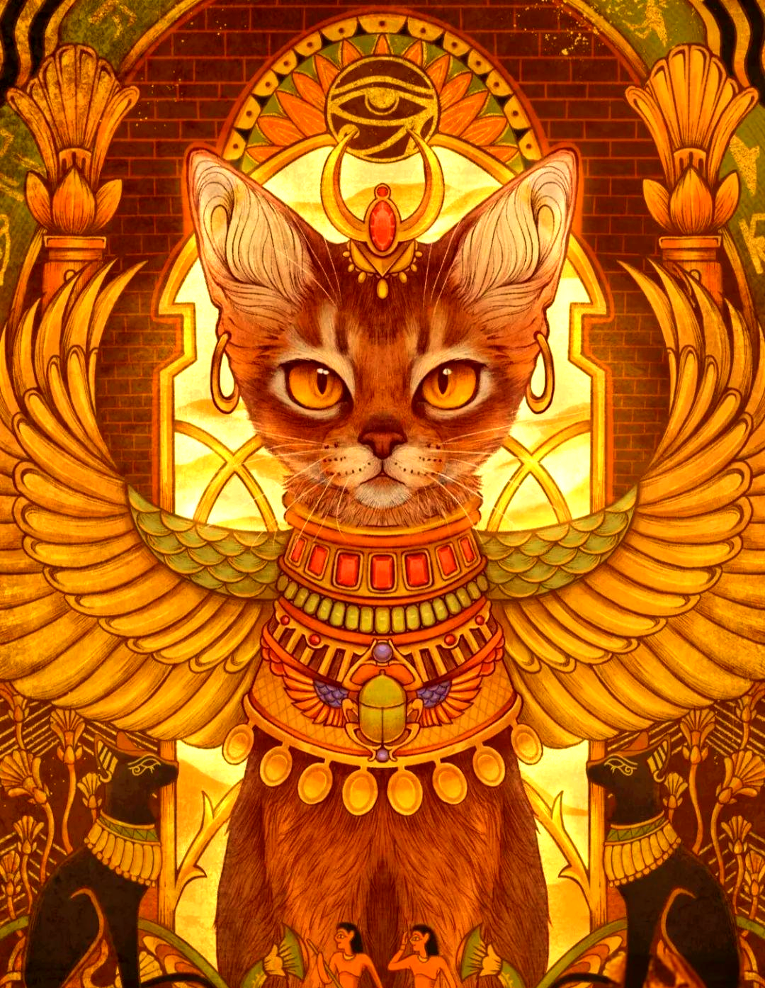 埃及猫跳舞原版埃及猫舞，神秘与灵动的完美结合-第1张图片