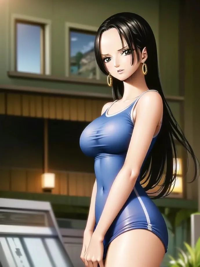 海贼王女人物女帝海贼王女帝娜美，魅力与冒险的交织-第1张图片