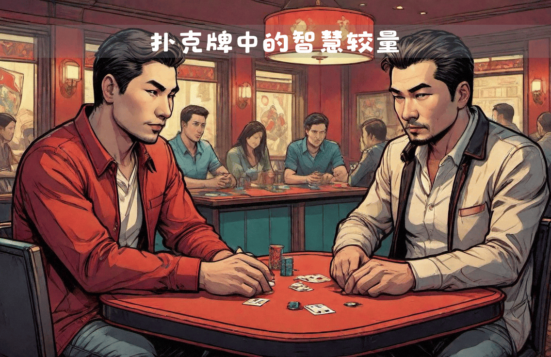 两个男的打扑克的视频大全两个男子之间的扑克游戏，一场智慧与策略的较量-第3张图片