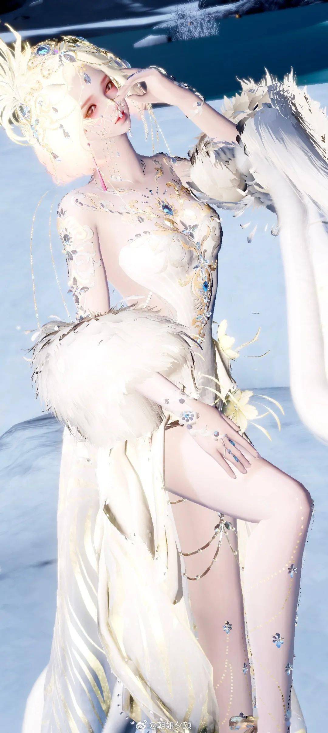貂蝉去掉所有服装没有小内衣貂蝉的纯净之美，无衣之姿-第3张图片
