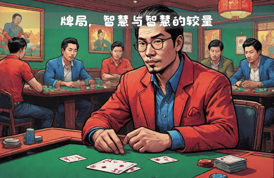 两个男的打扑克的视频大全两个男子之间的扑克游戏，一场智慧与策略的较量