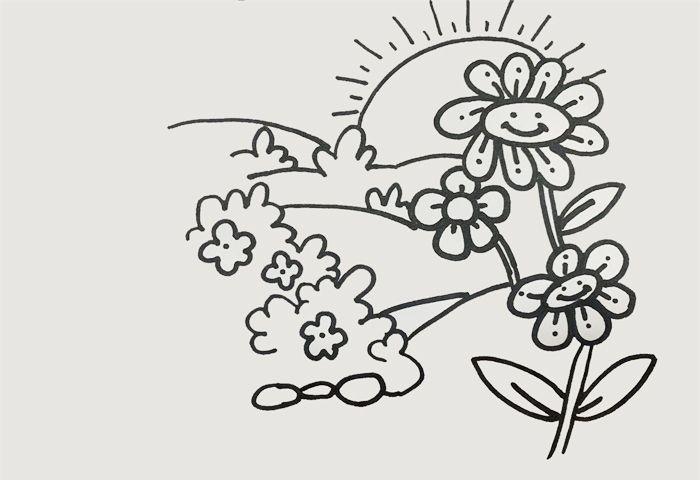 自己怎么做画笔用笔描绘自己的小花园-第2张图片