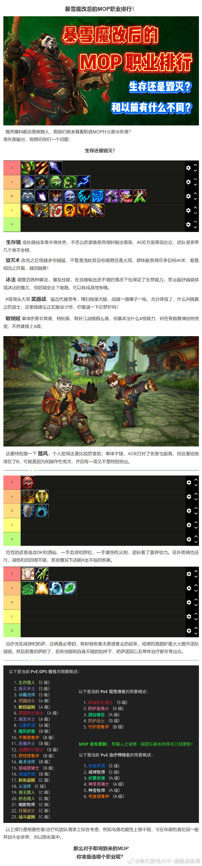 魔兽世界熊猫人之谜哪个职业厉害探索魔兽世界，熊猫人之谜的神秘世界-第2张图片