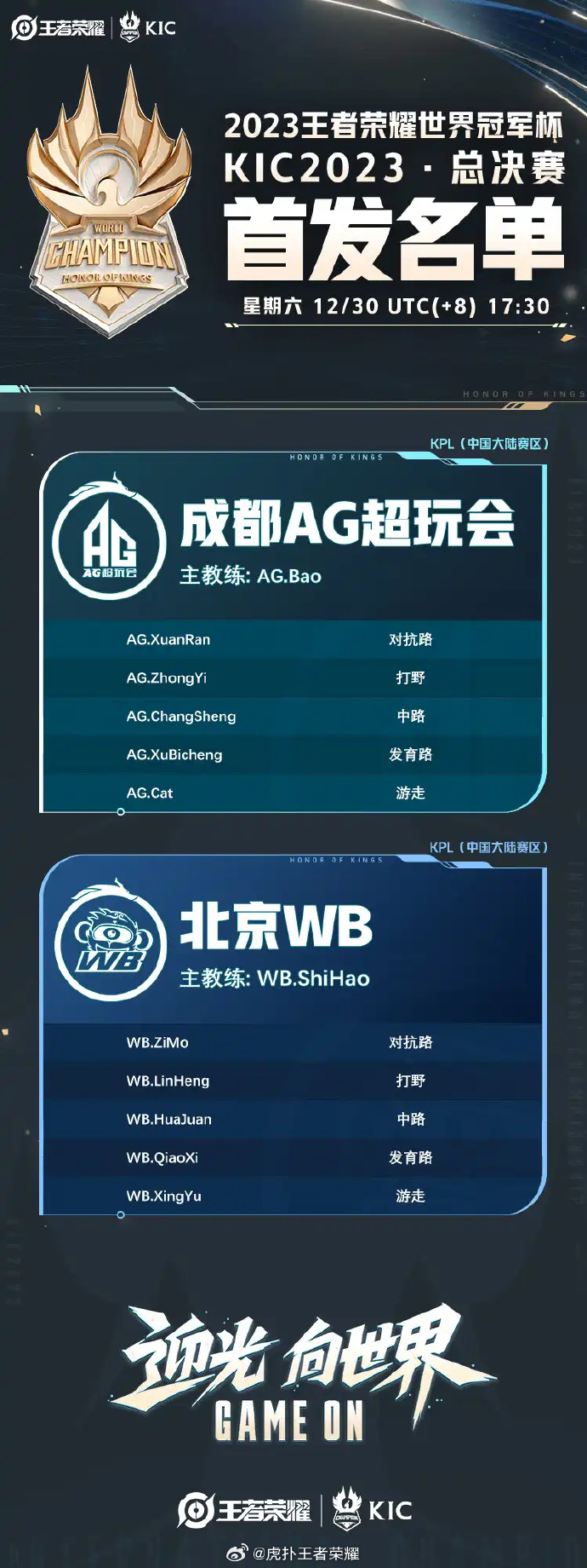 世冠总决赛时间世冠总决赛，荣耀之战，巅峰对决-第2张图片