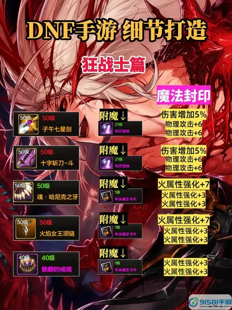 dnf狂战85级加点DNF狂战85级刷图加点攻略-第2张图片
