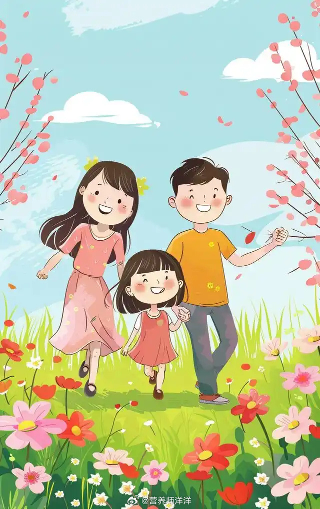 一家幸福儿女换着日幸福之家，儿女换着日的温馨故事-第1张图片